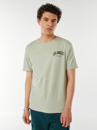 T-shirt met opschriften