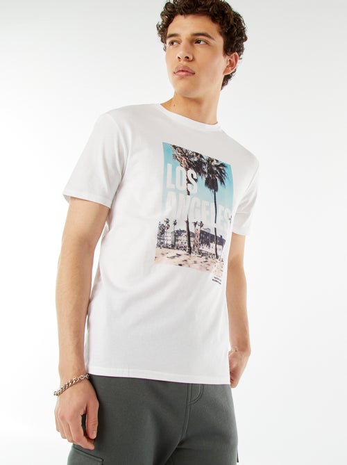 T-shirt met opschriften - Kiabi