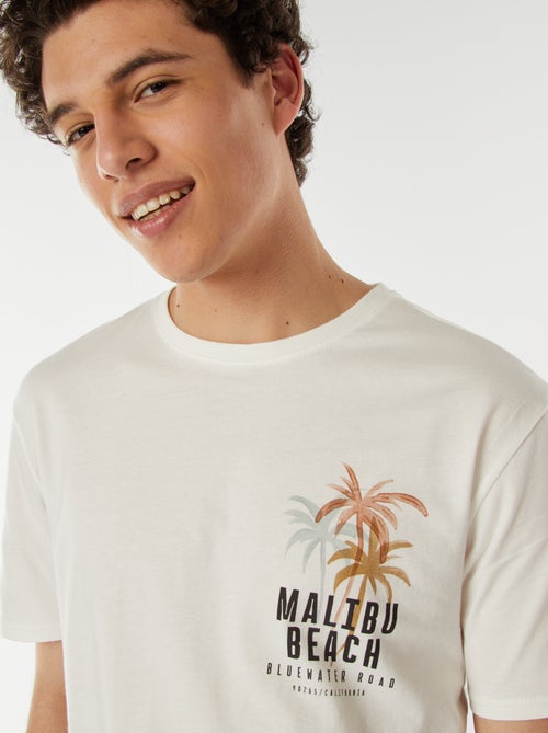 T-shirt met opschriften - Kiabi