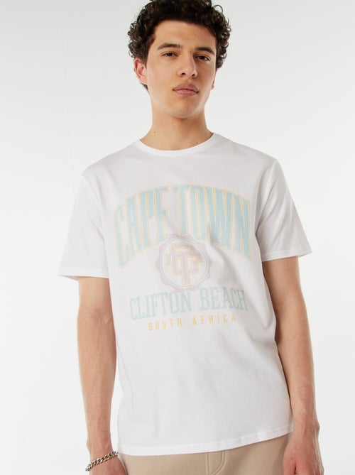 T-shirt met opschriften - Kiabi