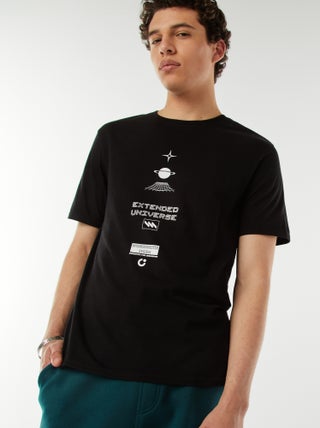 T-shirt met opschriften