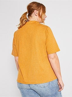 T-shirt met opstaande kraag - Kiabi