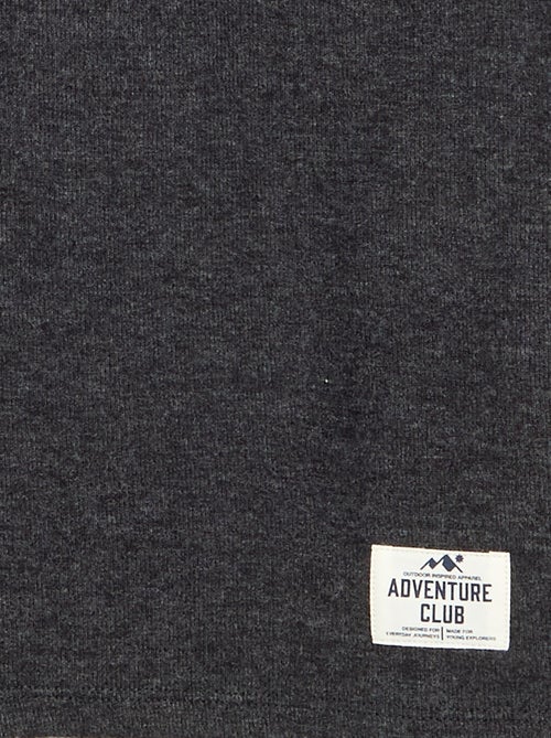 T-shirt met opstaande kraag - Kiabi