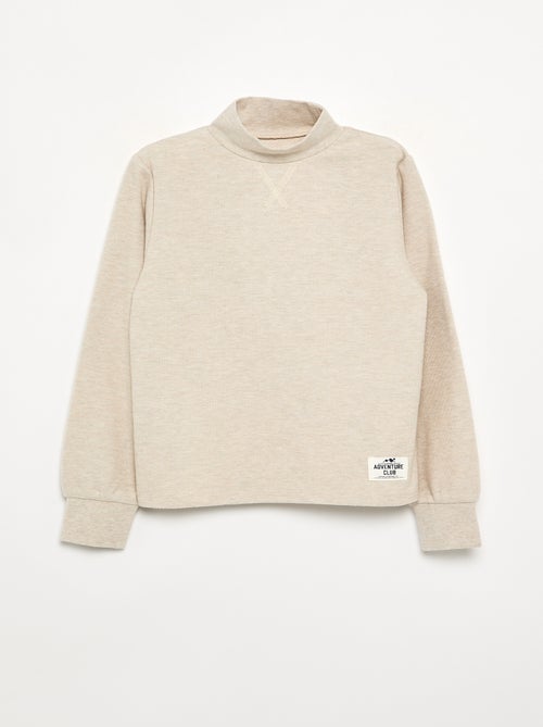 T-shirt met opstaande kraag - Kiabi