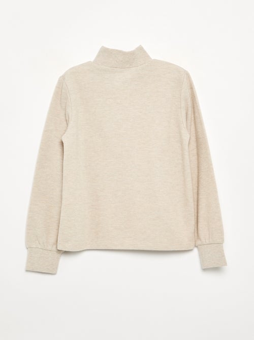 T-shirt met opstaande kraag - Kiabi