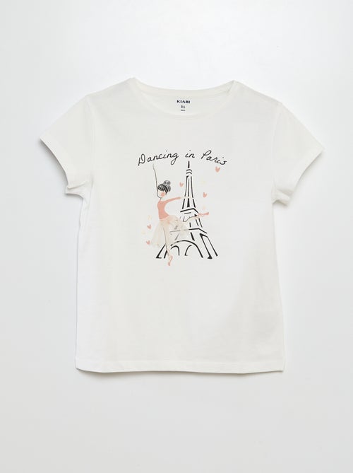 T-shirt met origineel detail - Kiabi