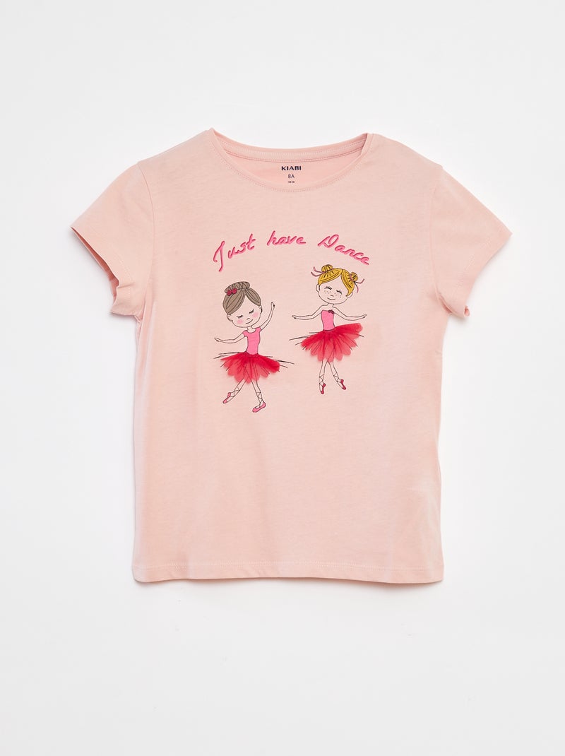 T-shirt met originele print Rose - Kiabi
