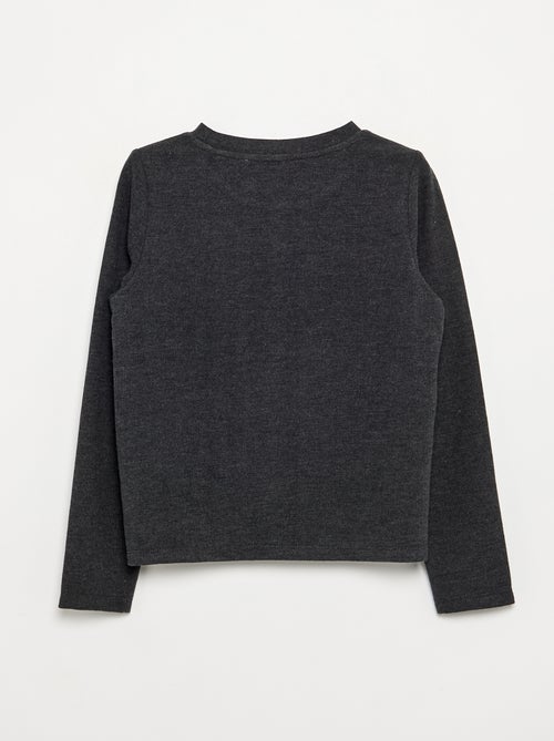 T-shirt met pareldetails - Kiabi