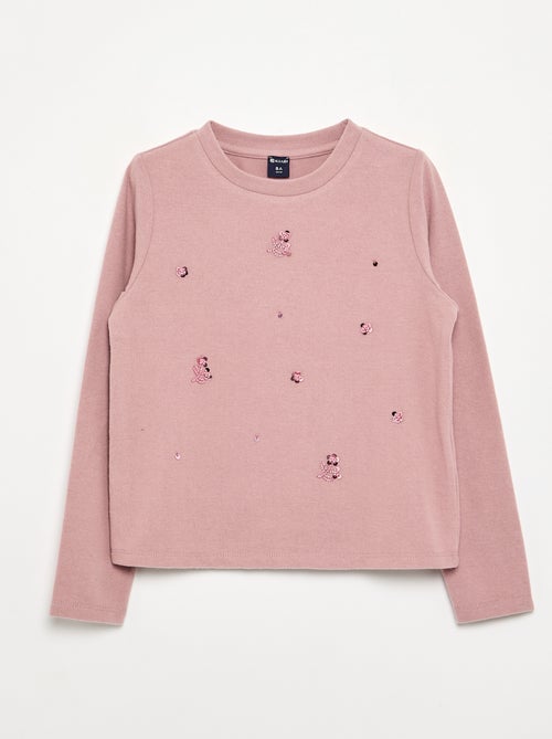 T-shirt met pareldetails - Kiabi
