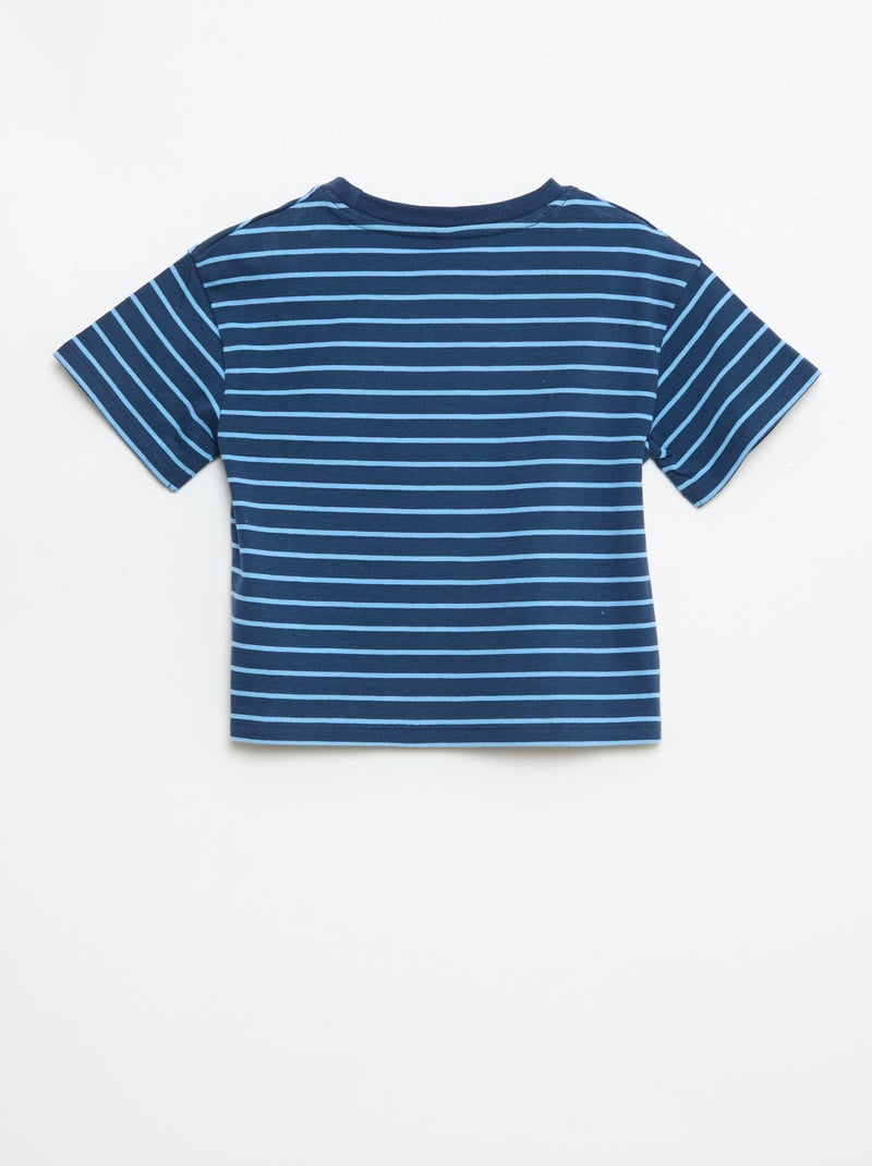 T-shirt met 'Paw Patrol' print van katoen Blauw - Kiabi