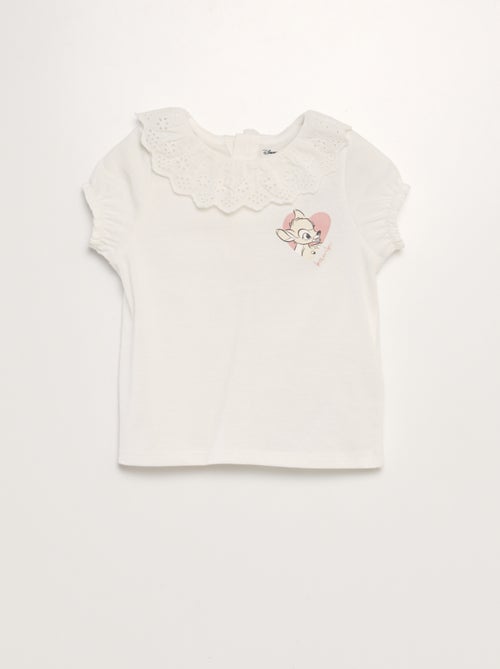 T-shirt met Peter Pan-kraagje 'Disney' - Kiabi