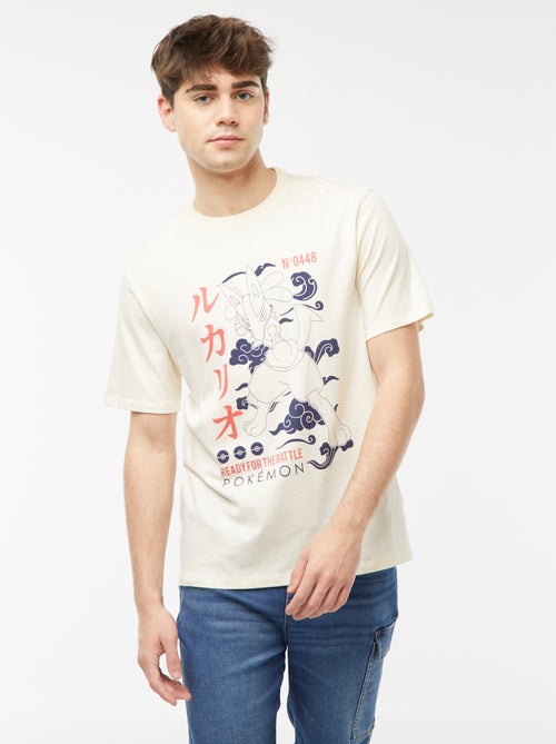 T-shirt met 'Pokémon'-opdruk - Kiabi