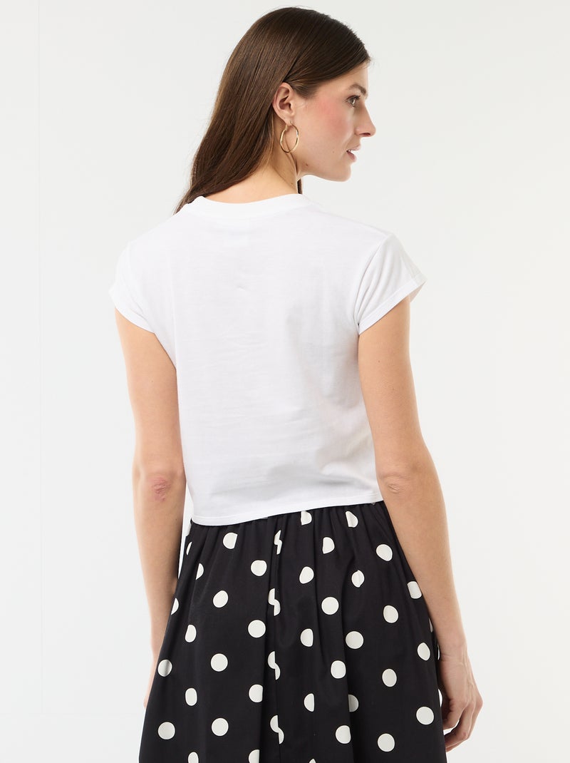 T-shirt met 'Pokémon'-print en korte mouwen Wit - Kiabi
