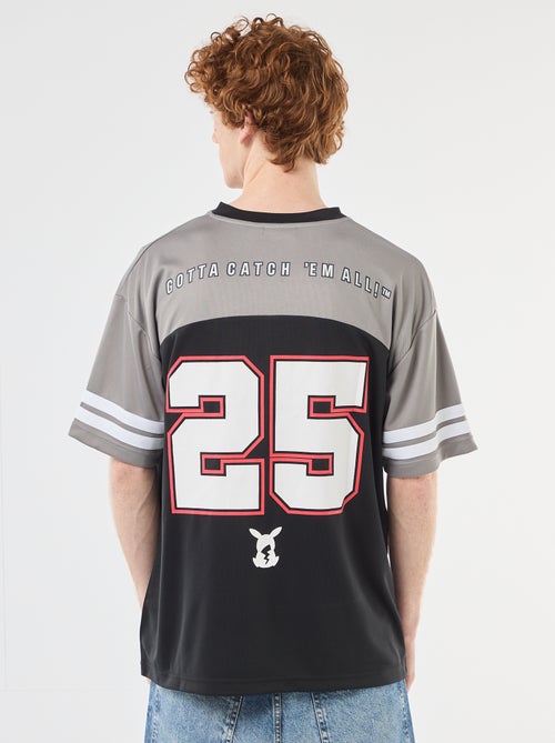 T-shirt met 'Pokémon'-print en V-hals - Kiabi