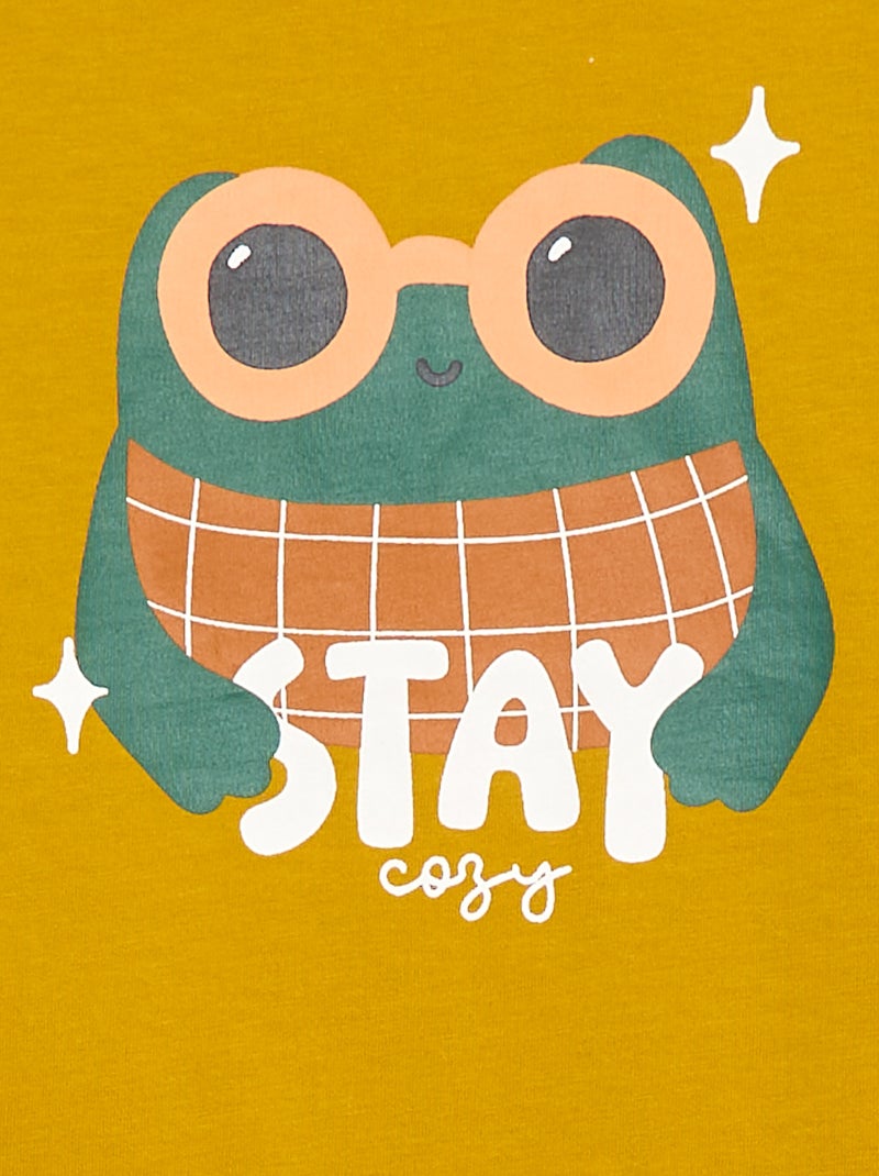 T-shirt met print - Grafik Edition Geel - Kiabi