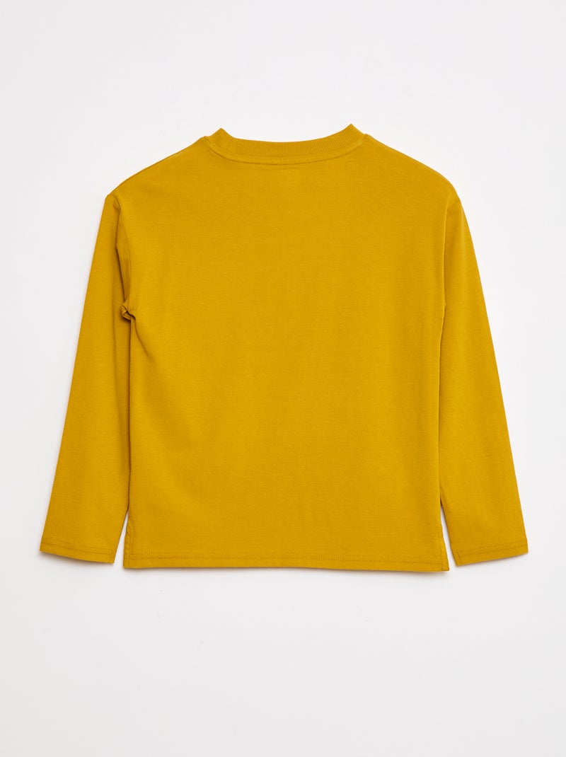 T-shirt met print - Grafik Edition Geel - Kiabi