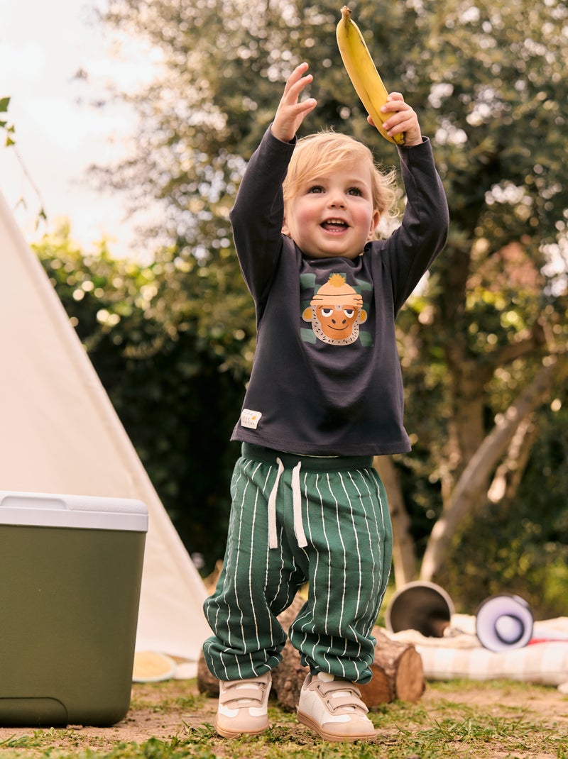 T-shirt met print - Grafik Edition Grijs - Kiabi