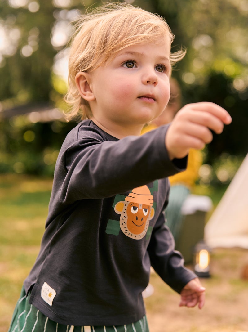 T-shirt met print - Grafik Edition Grijs - Kiabi