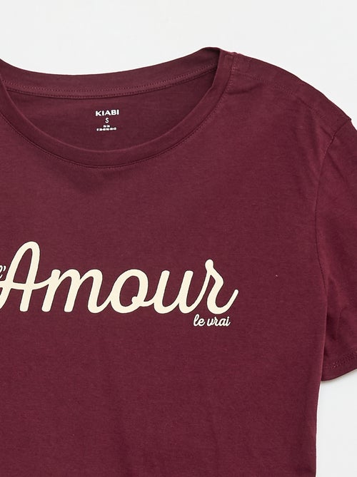 T-shirt met print - So Easy - Kiabi