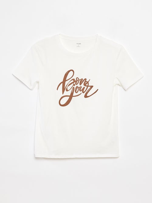 T-shirt met print - So Easy - Kiabi