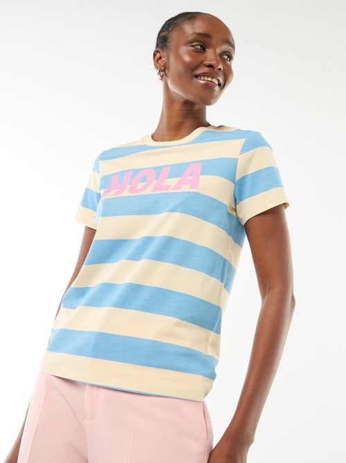 T-shirt met print - Kiabi