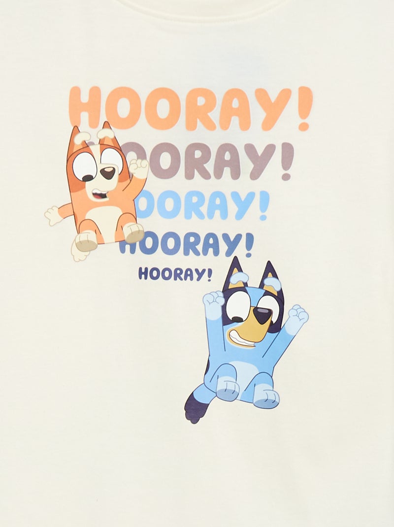 T-shirt met print 'Bluey' Wit - Kiabi