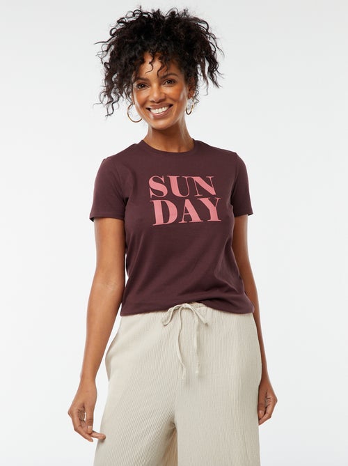 T-shirt met print - Kiabi