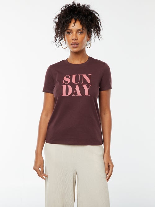 T-shirt met print - Kiabi