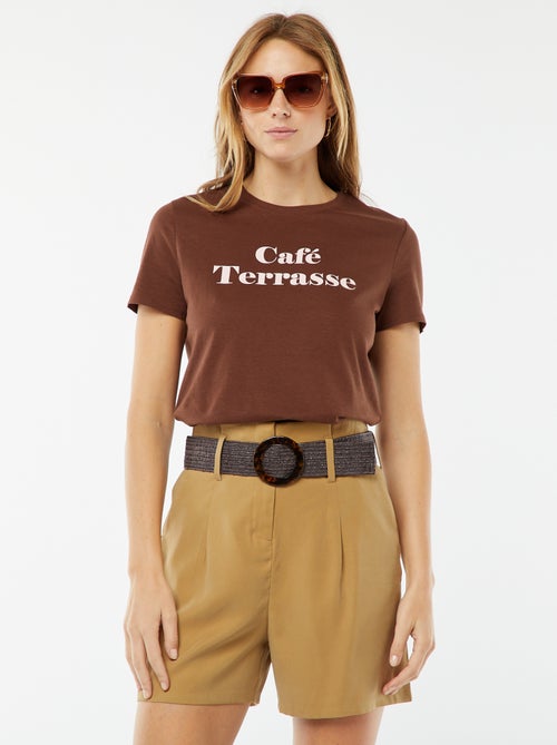 T-shirt met print - Kiabi