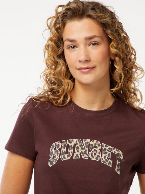 T-shirt met print - Kiabi
