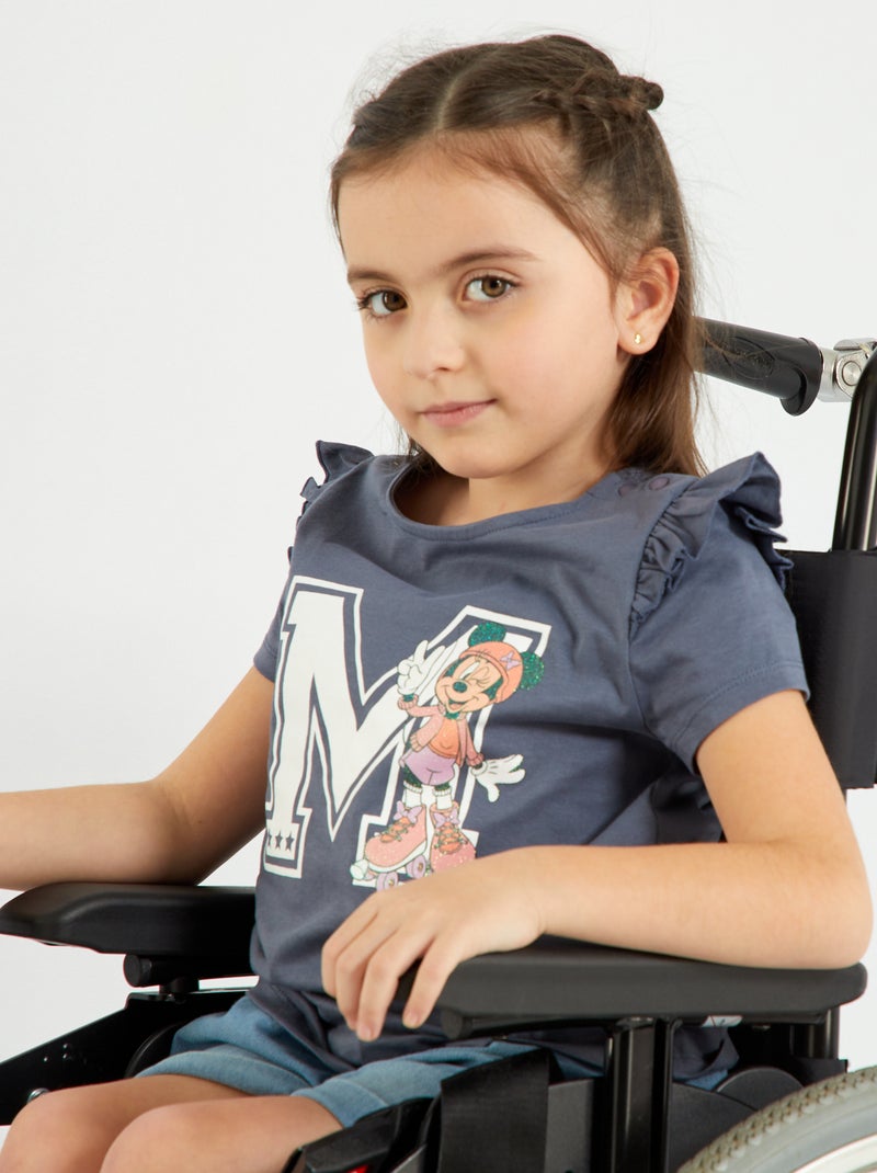 T-shirt met print 'Disney' GRIJS - Kiabi