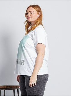 T-shirt met print 'Ecodesign' - Kiabi