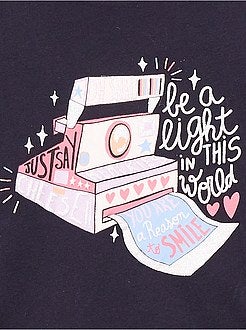 T-shirt met print 'Ecodesign' - Kiabi