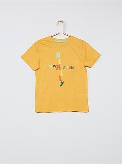 T-shirt met print 'Ecodesign' - Kiabi