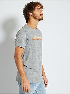 Herenmode maat S-XXL - T-shirt met print 'Ecodesign' - Kiabi