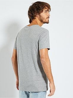 Herenmode maat S-XXL - T-shirt met print 'Ecodesign' - Kiabi