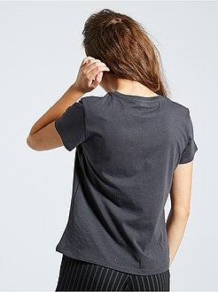 T-shirt met print 'Ecodesign' - Kiabi