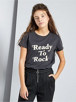 T-shirt met print 'Ecodesign' - Kiabi