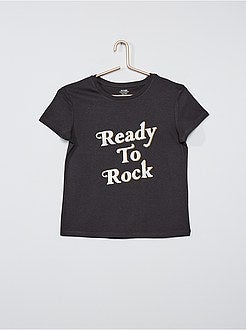 T-shirt met print 'Ecodesign' - Kiabi