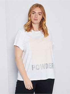 T-shirt met print 'Ecodesign' - Kiabi