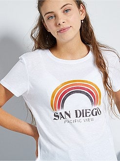 T-shirt met print 'Ecodesign' - Kiabi