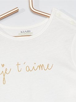 T-shirt met print 'Ecodesign' - Kiabi