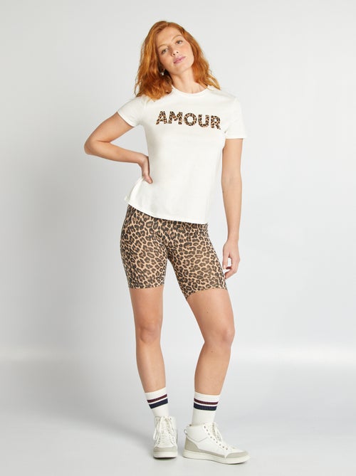 T-shirt met print - Kiabi