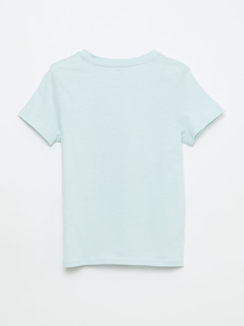 T-shirt met print en boodschap - Kiabi