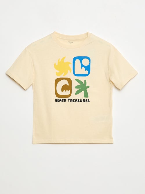 T-shirt met print en korte mouw - Kiabi