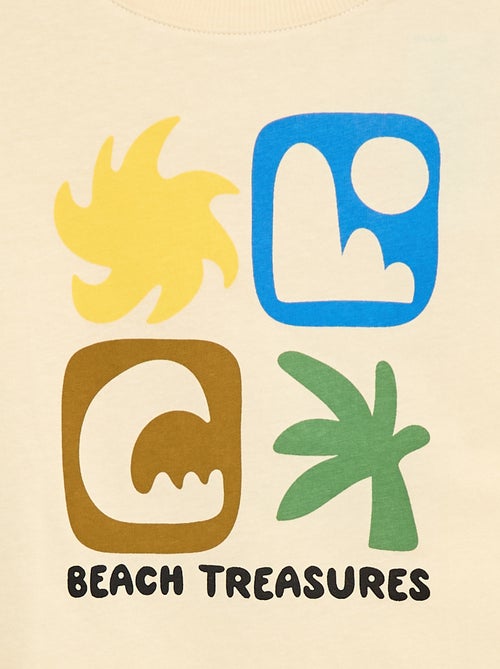 T-shirt met print en korte mouw - Kiabi