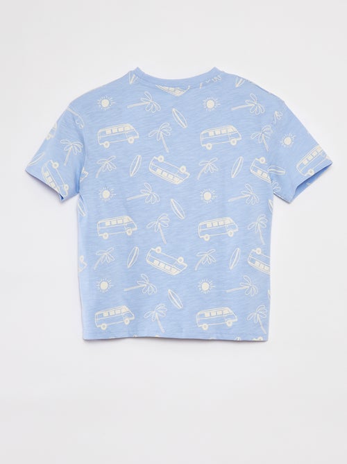 T-shirt met print en korte mouw - Kiabi