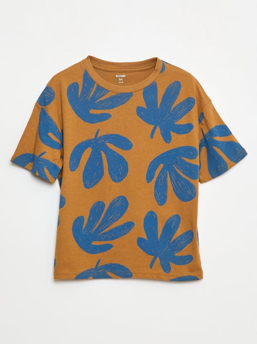 T-shirt met print en korte mouw - Kiabi