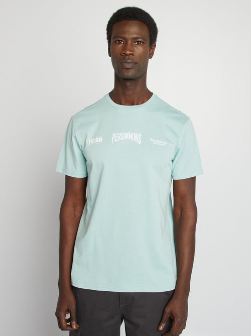 T-shirt met print en korte mouw - Kiabi