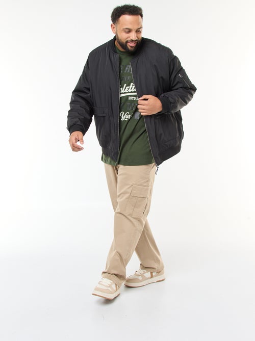 T-shirt met print en korte mouw - Kiabi